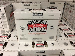 アメリカCOSTCOの牛乳